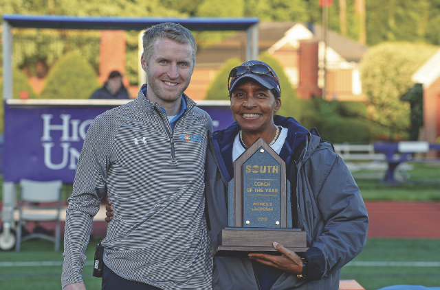 Lacrosse coach Elaine Jones