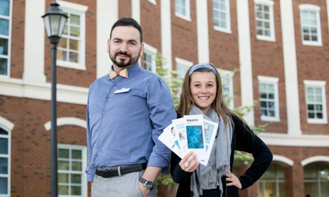 Dr. Denis Trubitsyn and Mariah P. Foldes ’20